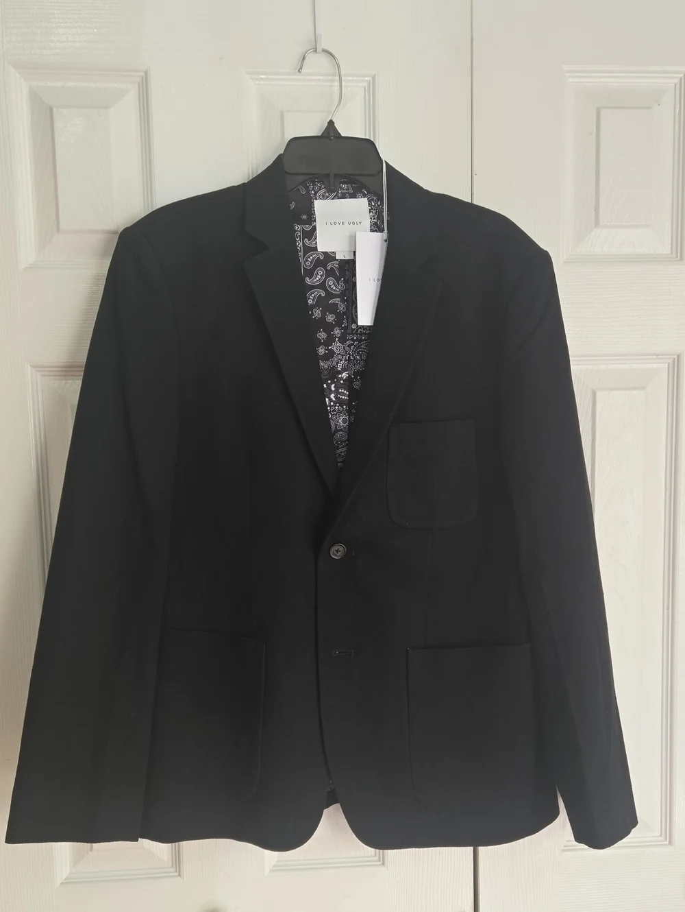 NEW I Love Ugly Murphy Linen Blazer L
